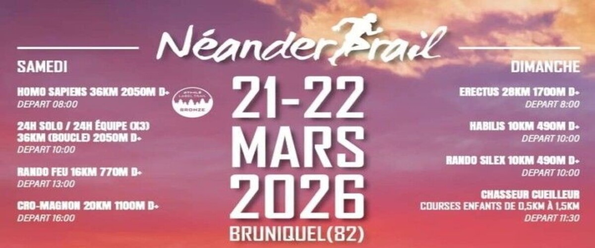 Néandertrail à Bruniquel