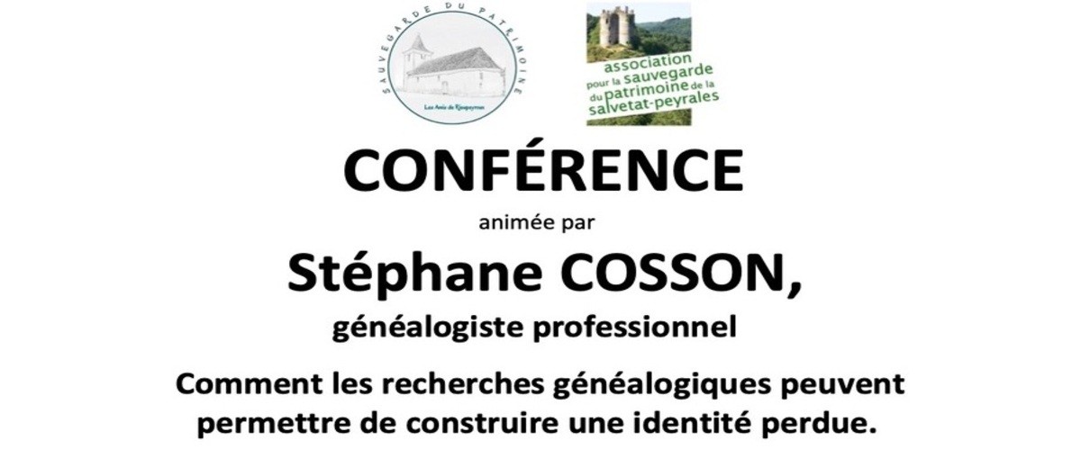 Rieupeyroux : Conférence de généalogie