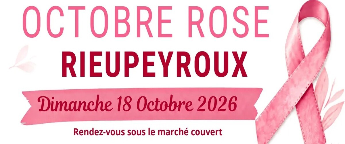 Octobre Rose 2026 à Rieupeyroux
