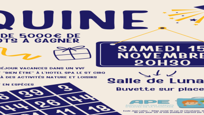 Quine de l'école Jean Lafond