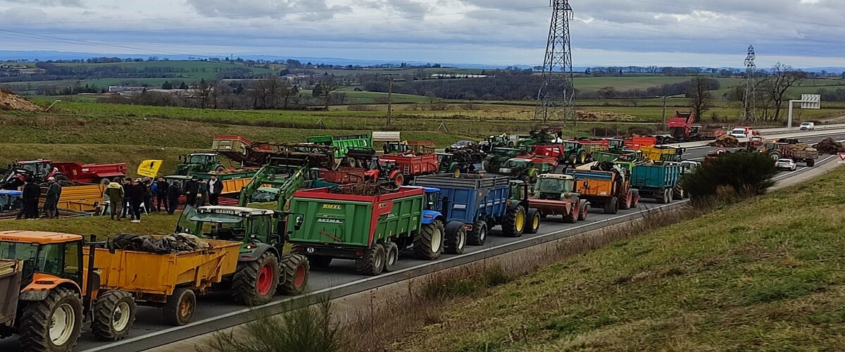Forte mobilisation et colère des agriculteurs !