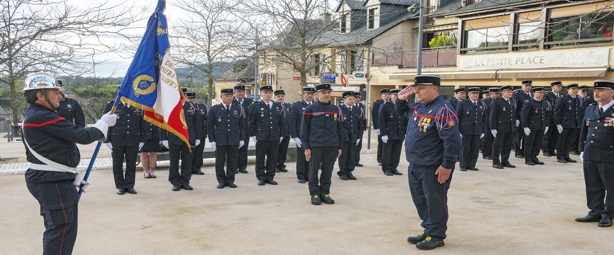 Passation de commandement au CIS Bozouls
