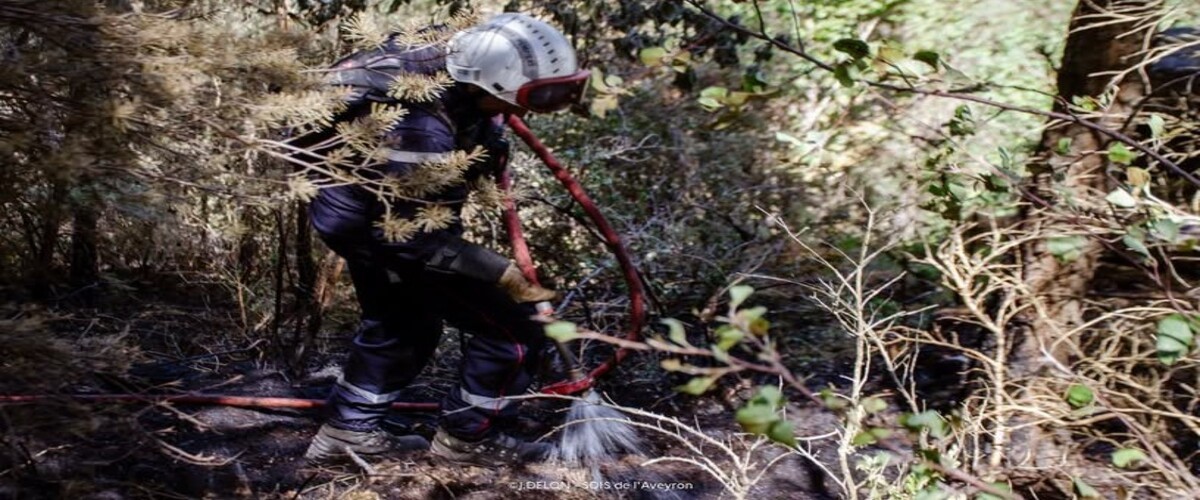 Incendie de Nant : trois jours de lutte !