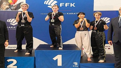 Le Karaté Contact Rieupeyroux sur le podium !