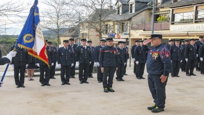 Passation de commandement au CIS Bozouls