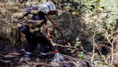 Incendie de Nant : trois jours de lutte !