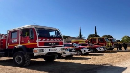 Cieurac : feu fixé, 155 ha brûlés